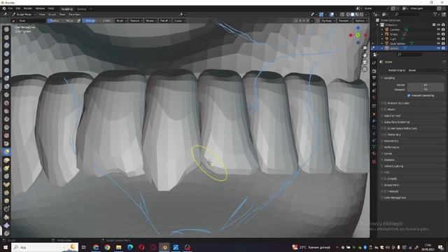 3d sculpt kuru kafa (skull) fast draw blender смотреть онлайн