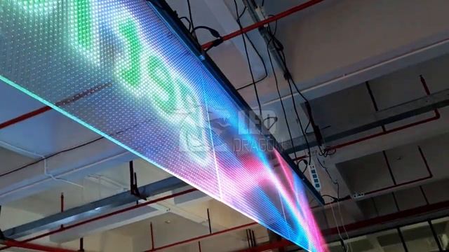 IceScreen Светодиодный прозрачный экран смотреть онлайн
