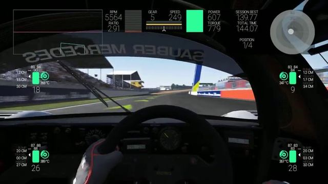 Le Mans 2 Lap World Record (Project Cars) - Sauber C9 - Manual Transmission смотреть онлайн