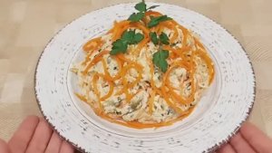 Безупречный САЛАТ с КОРЕЙСКОЙ Морковью и Курицей (куриным филе). Салат с морковью по-корейски