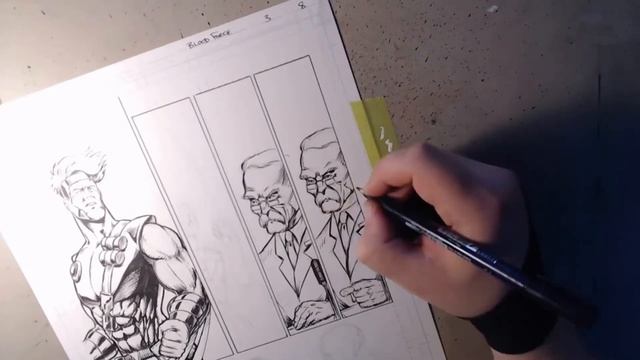 Speed Art #42: Page 8 of Blood Force issue 3 смотреть онлайн