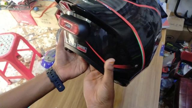 Helmet light installation video😍. shift & rev смотреть онлайн