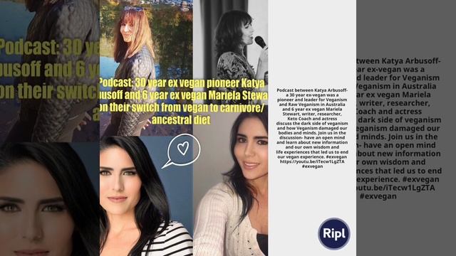 Podcast between Katya Arbusoff- a 30 year ex-vegan was a pioneer and leader for Veganism and Raw Ve смотреть онлайн