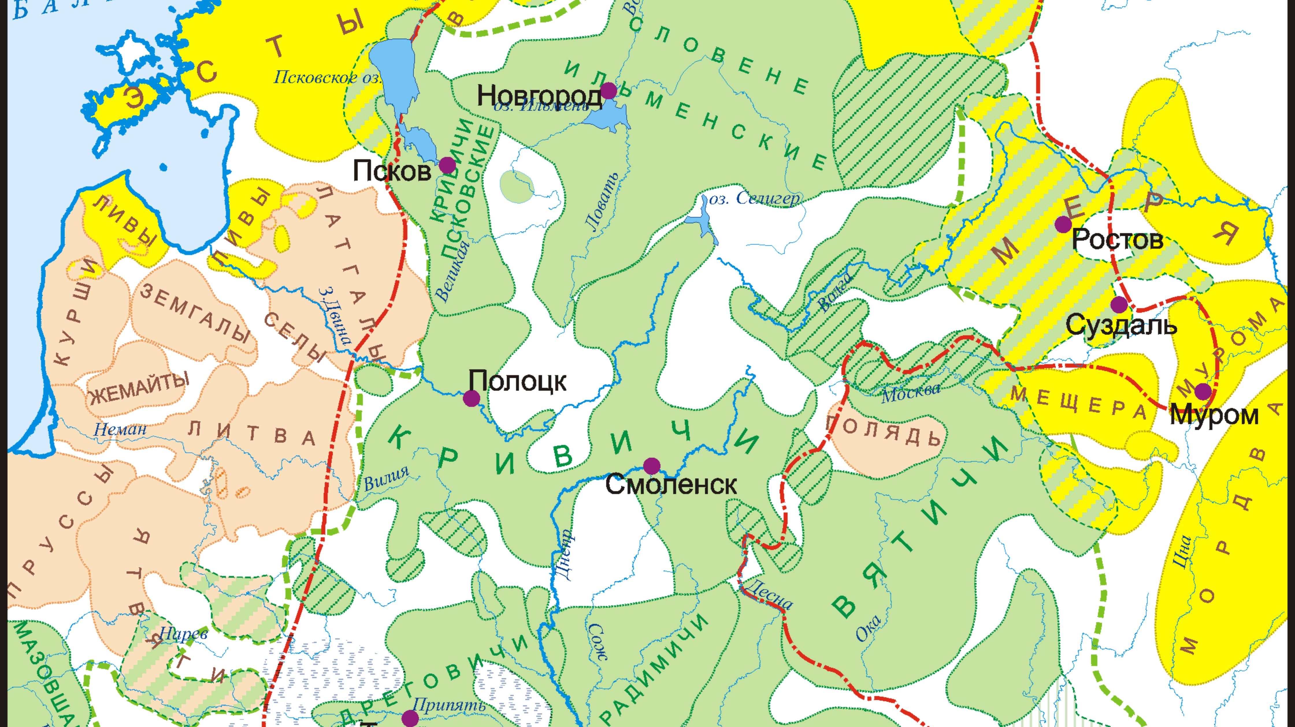 Историки о западном происхождении  русских племён.