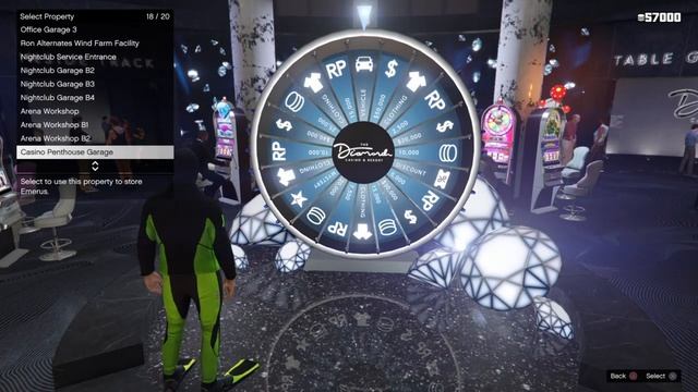 Winning the Casino Podium Vehicle (Progen Emerus) on the Lucky Wheel in GTA V Online смотреть онлайн