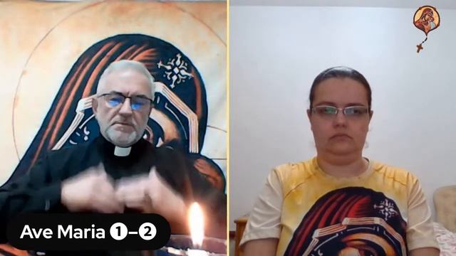 TERÇO EM LIBRAS PADRE WILSON CZAIA COM DAIANE E RITA - 20/07/2027 смотреть онлайн