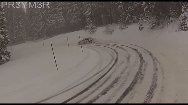 Audi Quattro snow drift (Austrian Alps) смотреть онлайн