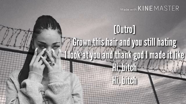 Bhad Bhabie - Hi Bitch(lyrics)+(bass Boosted)