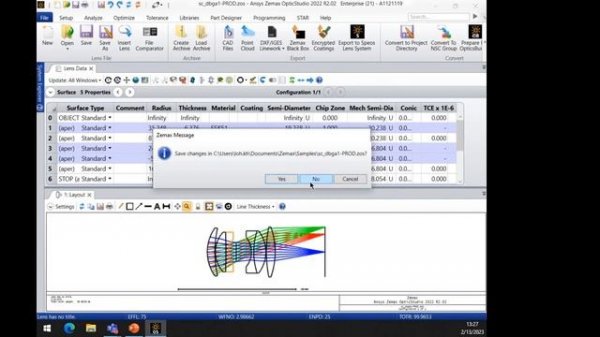 Design and Optimize Optical Systems with Zemax OpticStudio