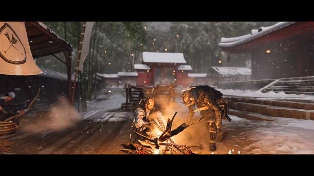 Ghost of Tsushima Speak with your Allies Scene Cutscene PS5 смотреть онлайн