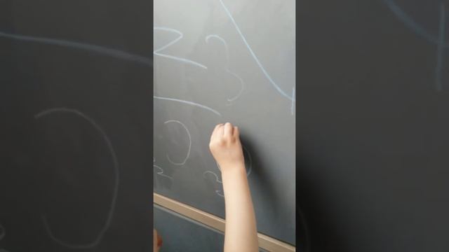 Учимся писать цыфры в 3 года!