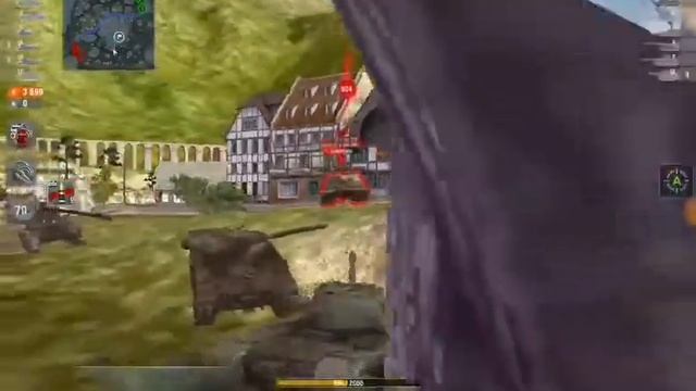 Wot Blitz. T110E5. Мастер. Не много везения и 6600 дамага + колобок смотреть онлайн
