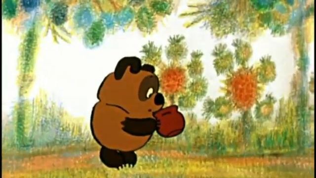 Винни Пух - песенка про мед смотреть онлайн