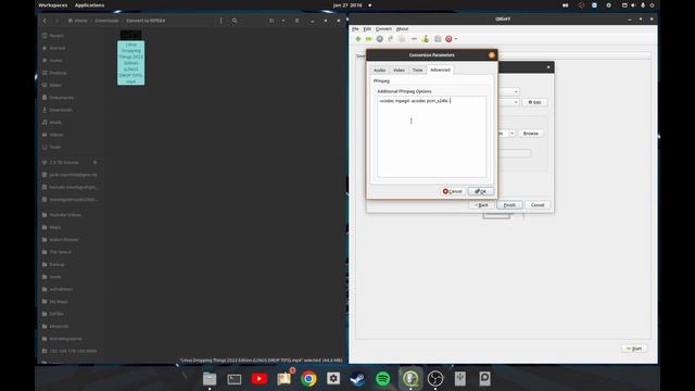 Convert Videos to be imported into Linux DaVinci Resolve | convert into MPEG4 using FFmpeg (QWinFF) смотреть онлайн