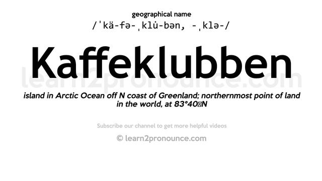 Pronunciation of Kaffeklubben | Definition of Kaffeklubben смотреть онлайн