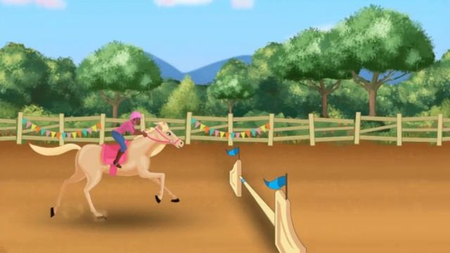 Barbie Horse Riding - Adventure Fun Game Video for Kids смотреть онлайн