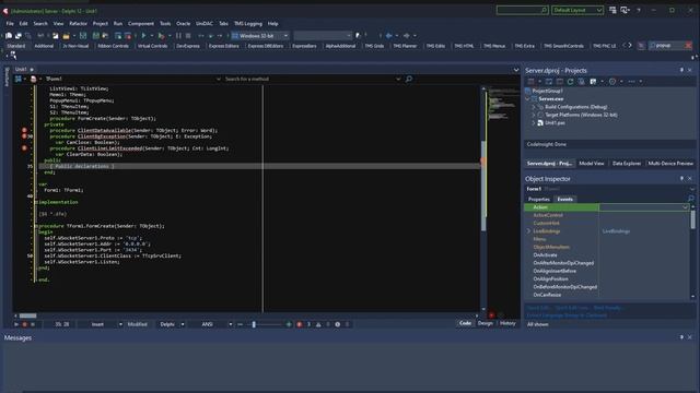 Delphi Tutorial (ICS Overbyte Sockets With Multiple Clients Connected) смотреть онлайн