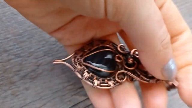 #Авторский кулон с лабрадоритом #Подарок на годовщину #Author's pendant with labradorite смотреть онлайн