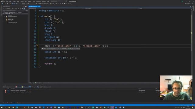 C++ Tutorial - Constants смотреть онлайн
