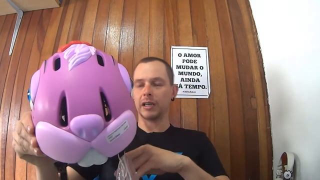 Capacete Ciclismo Infantil Crazy Stuff Pink Bunny смотреть онлайн