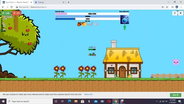 Playing Fly or Die io смотреть онлайн