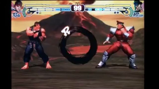 Street Fighter 4 iPhone - Ryu vs M.Bison - Grueling (hardest), ALMOST DOUBLE K.O.!! смотреть онлайн