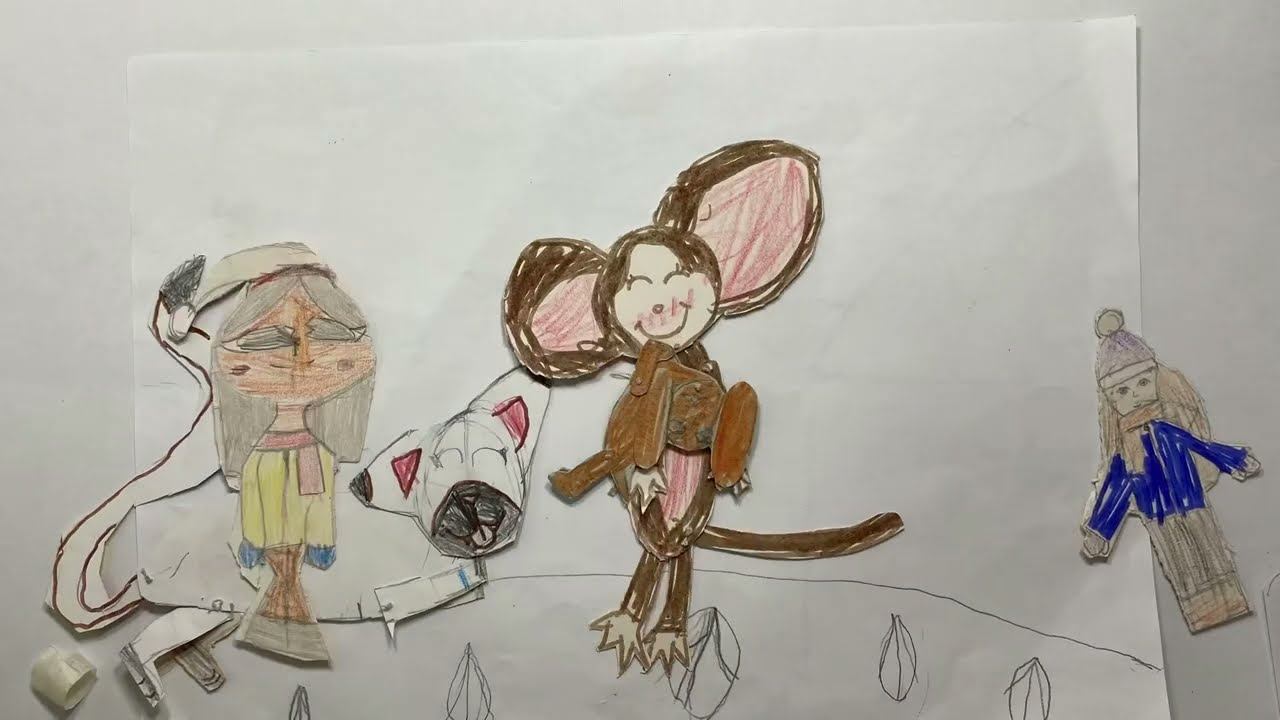 В поисках дома / Жебрикова Таисия - 7 лет, Ситникова Оливия - 6 лет_Мультфильм своими руками смотреть онлайн