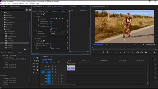 Adobe Premiere Pro : EP.13 - เบลอหน้า ในวีดีโอ แบบง่ายๆ смотреть онлайн