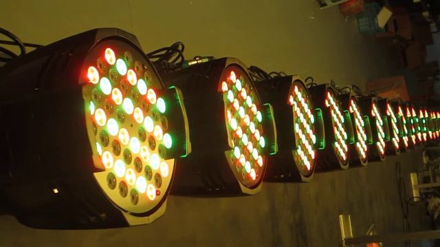 YClight 54 3W led par light смотреть онлайн