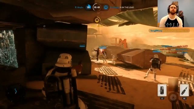 Hero Hunt (Star Wars Battlefront Multiplayer Part 1) — UpUpDownDown Streams смотреть онлайн