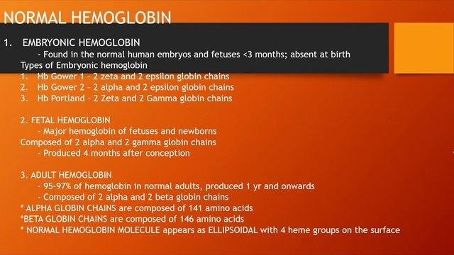 LESSON 4 HEMOGLOBIN смотреть онлайн