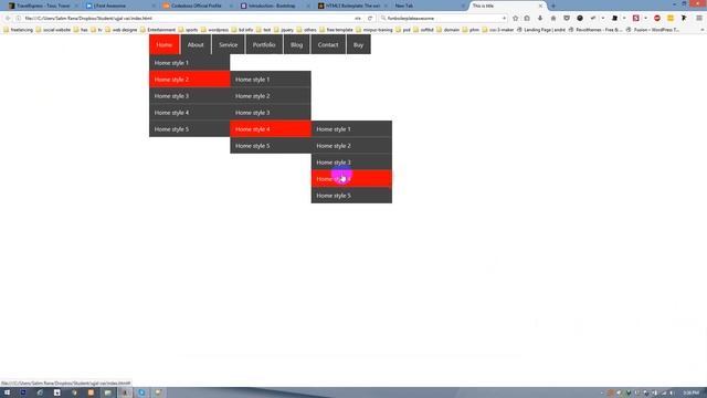 How to Create Menu , Dropdown Menu , Mega Menu, Full Width Mega Menu смотреть онлайн