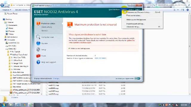 cara update antivirus eset not ofline смотреть онлайн