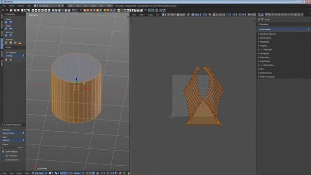 Cylinder Projection смотреть онлайн