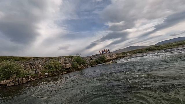 Река Ния-Ю, Полярный Урал, обзор и прохождение порога №9, воды мало