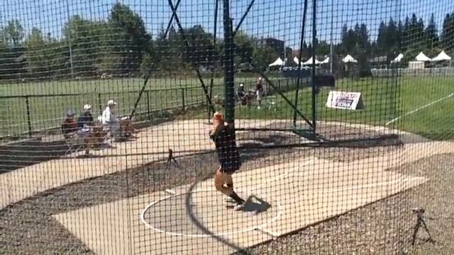 Haley's top hammer throw at Junior Nationals. 56.61/185-8 смотреть онлайн