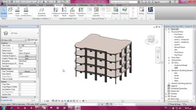 LEARN Revit Structure in Arabic (21/26) Exprot to Robot and Etabs смотреть онлайн