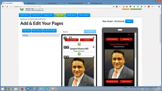 vCard Global Workshop - Build a vCard for a Doctor смотреть онлайн