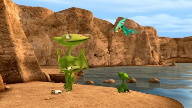 Buddy Goes Fishing with His Family | Dinosaur Train смотреть онлайн