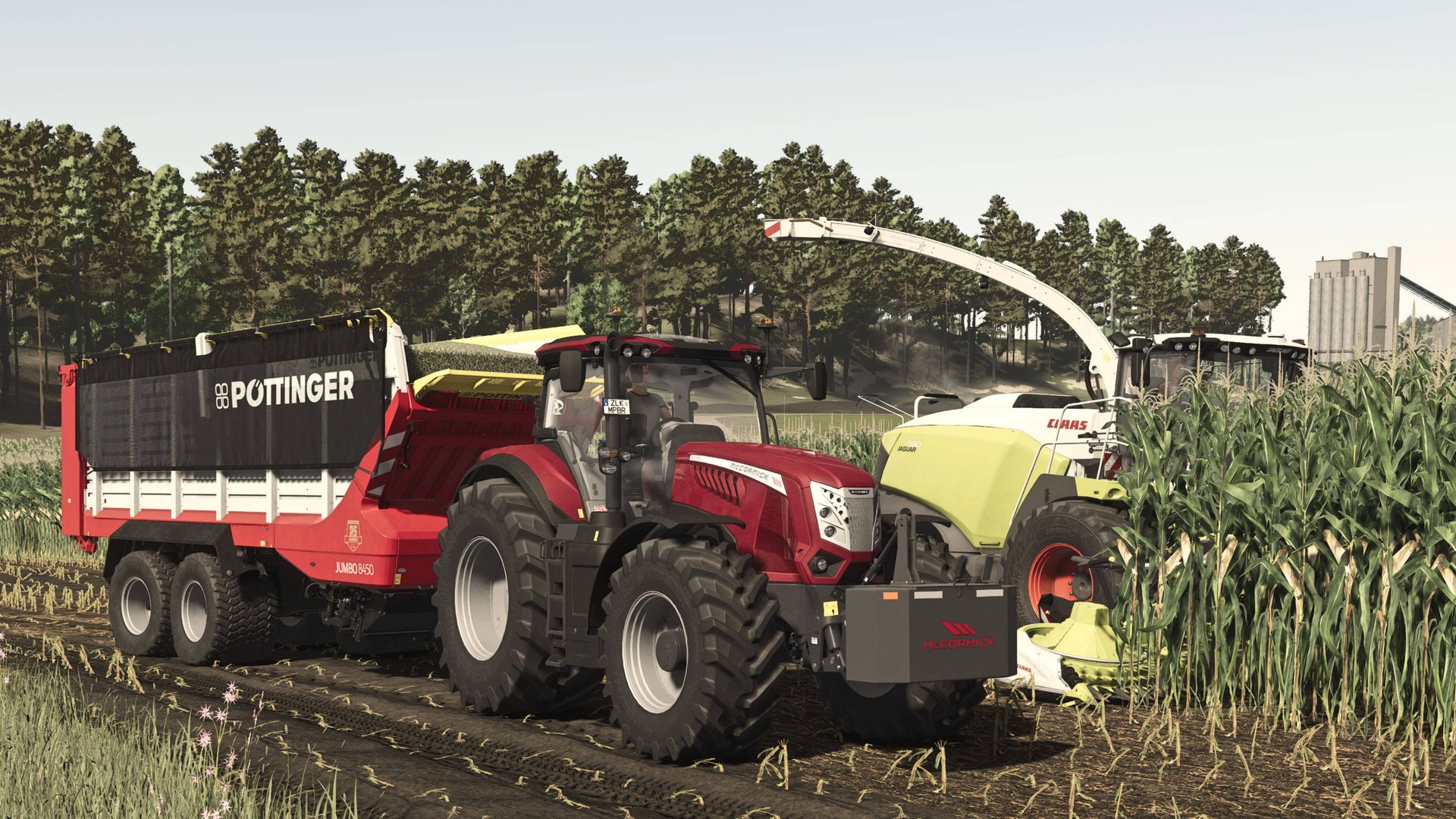 FS25 / Карта Zielonka / Заготовка силоса BGA Claas Jaguar 980, McCormick X8.63, FENDT 942 Vario смотреть онлайн