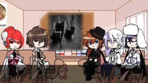 bsd react to Chuuya Nakahara / Реакция бсд на Чую Накахару (manga spoilers) /🇺🇸/🇷🇺/ перезалив((