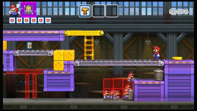 MARIO VS DONKEY KONG - WORLD 1 LEVEL 7 MINI MARIO 100%COMPLETE смотреть онлайн