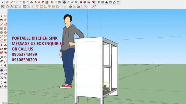 SKETCHUP DRAWING N(PORTABLE SINK) смотреть онлайн