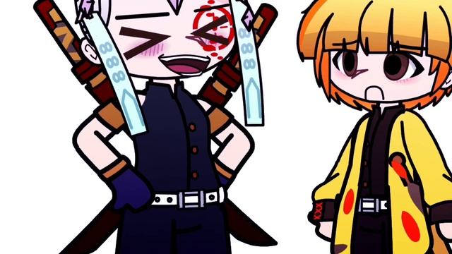 Zenitsu Suddenly Becomes Smart ✨|| Demon Slayer X Gacha Club || Ft. Uzui Tengen & Zenitsu Agatsuma