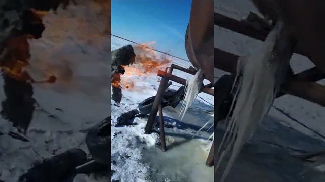 Трубы замерзли в -22 . смотреть онлайн