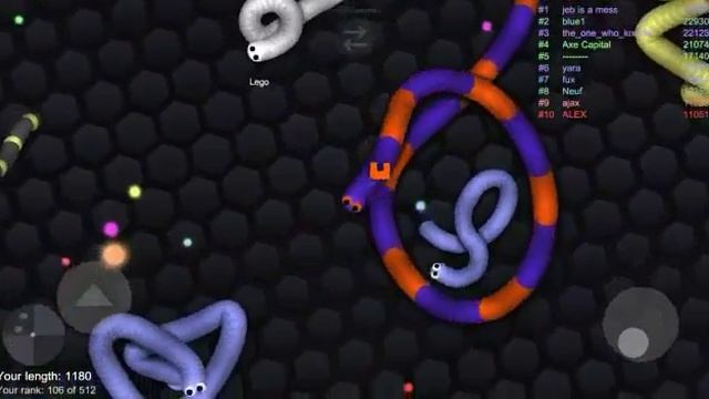 Мини-нарезка в slither.io #2 смотреть онлайн