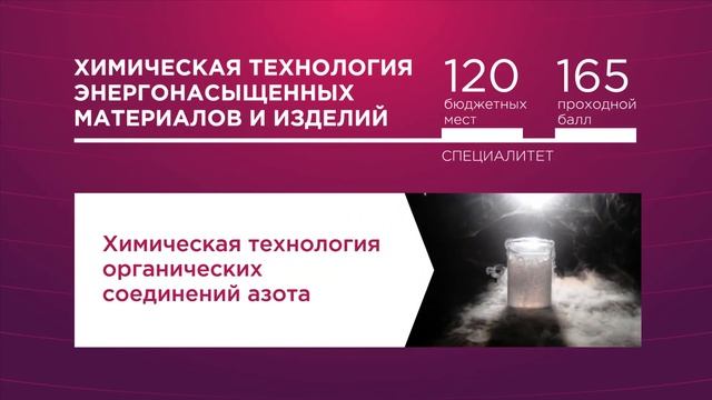 Факультет энергонасыщенных материалов и изделий КНИТУ: для абитуриентов 2021 смотреть онлайн