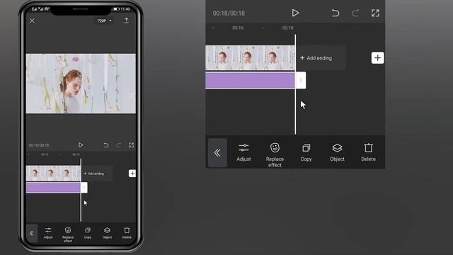 How to add a Dot Shadow effect to a video in a cap cut смотреть онлайн