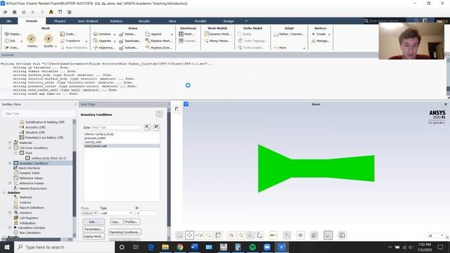 Fluids Wind Tunnel Simulation - ANSYS Fluent смотреть онлайн