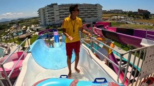 Rafting Waterslide at Dream Water World Hotel, Side Antalya 🌊